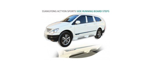 ag side running board steps ssangyong action 2005-11